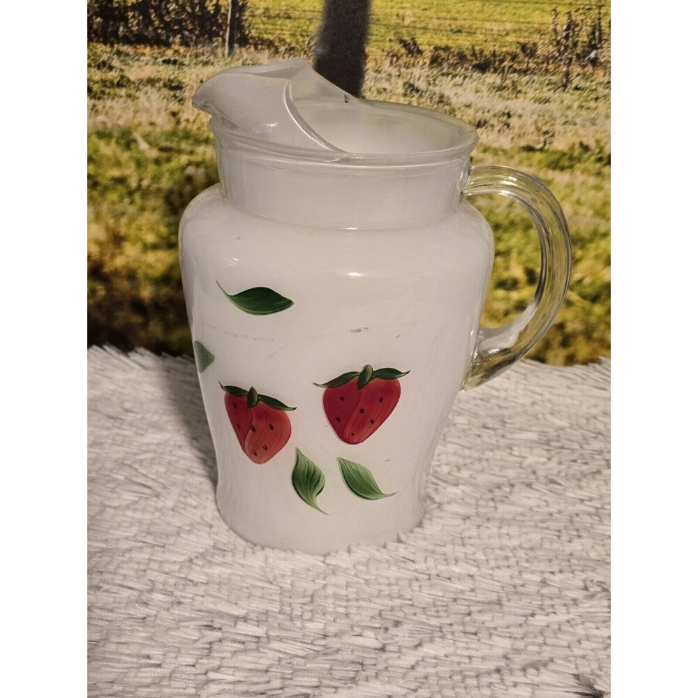 Bartlett Collins Strawberry Pitcher
